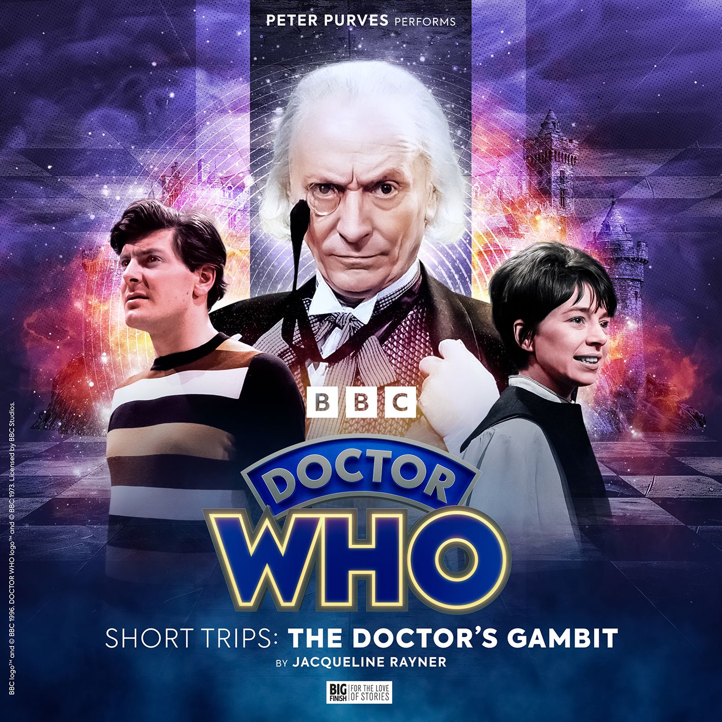 The First Doctor, Steven, and Dodo