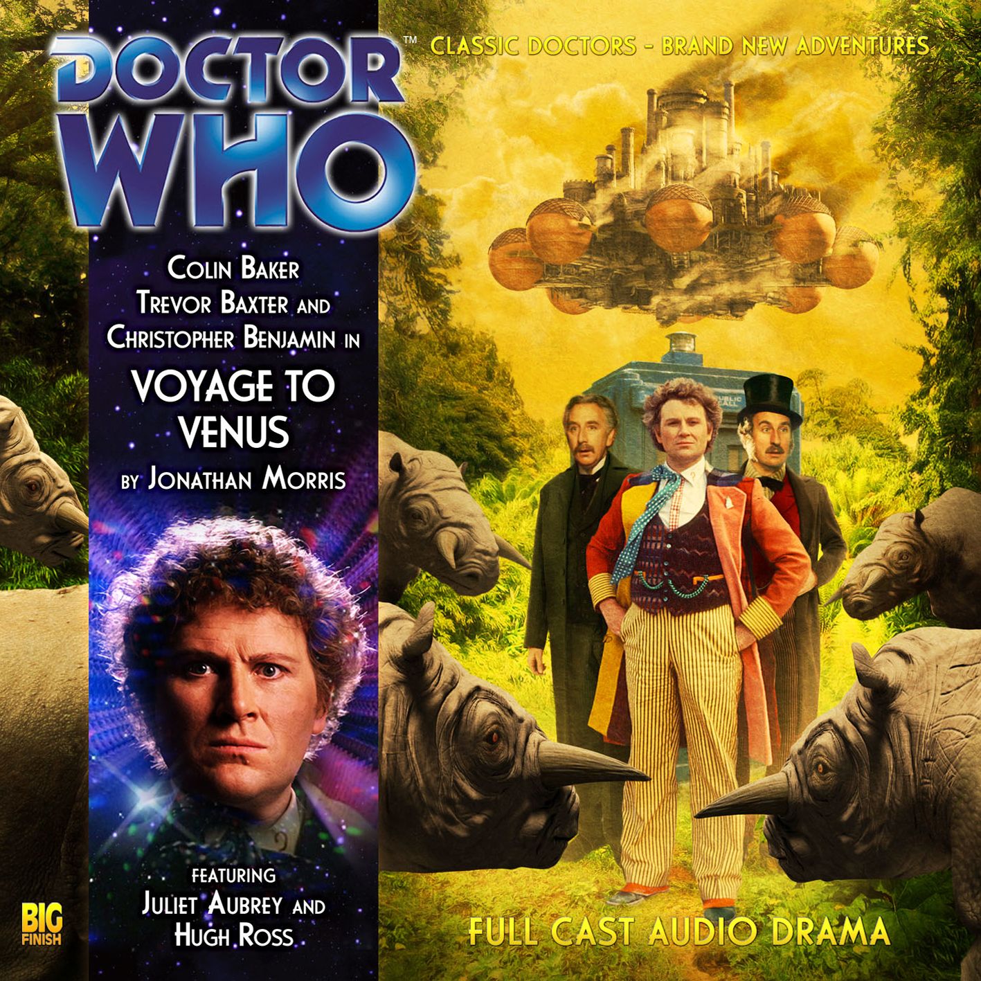 The Sixth Doctor, Jago, and Litefoot